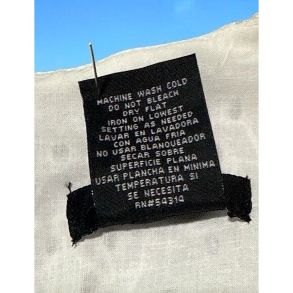 B. Smart Dress Women’s 12 White Eyelet Sleeveless Cotton Lined Peplum Hem - Picture 4 of 5